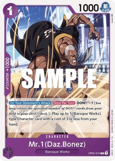 Mr1 DazBonez Awakening of the New Era One Piece card