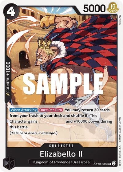 Elizabello II Awakening of the New Era One Piece card
