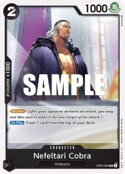 Nefeltari Cobra Awakening of the New Era One Piece card