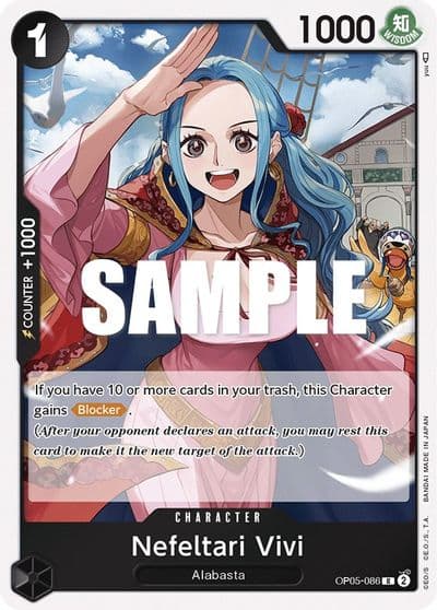 Nefeltari Vivi Awakening of the New Era One Piece card