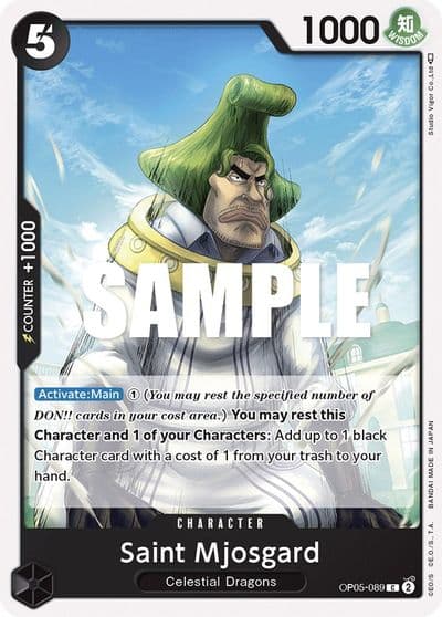 Saint Mjosgard Awakening of the New Era One Piece card