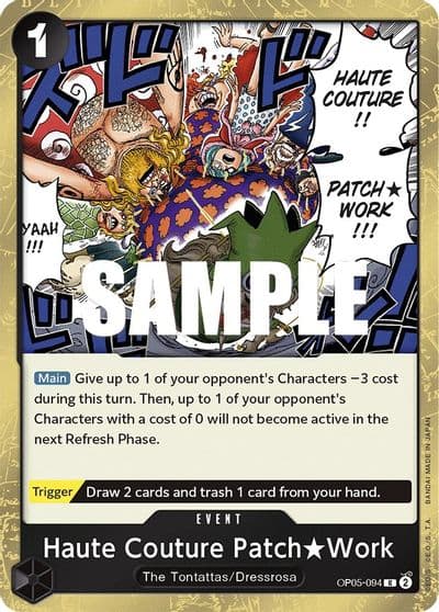 Haute Couture Patch Work Awakening of the New Era One Piece card