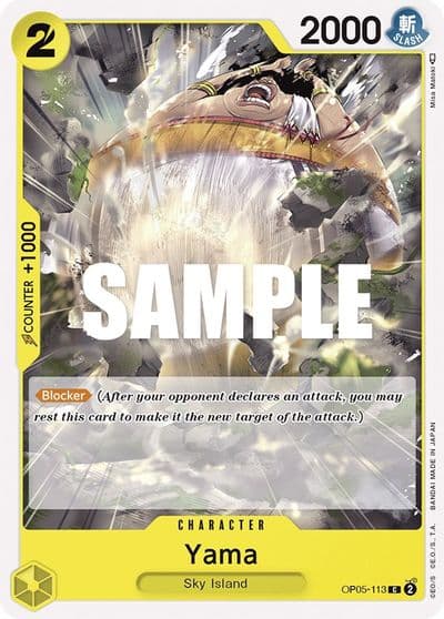 Yama Awakening of the New Era One Piece card