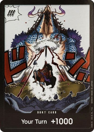 DON Card Alternate Art Awakening of the New Era One Piece card