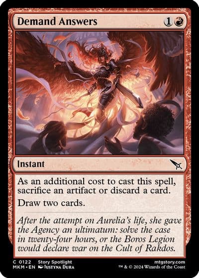 Demand Answers Murders at Karlov Manor Magic card