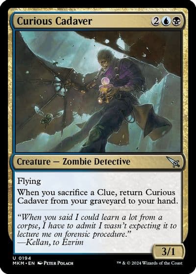 Curious Cadaver Murders at Karlov Manor Magic card