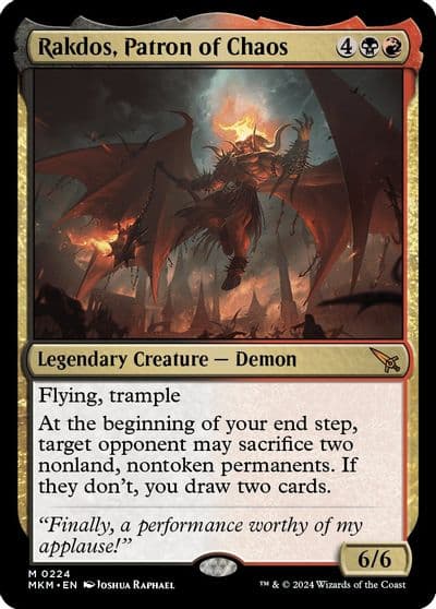 Rakdos Patron of Chaos Murders at Karlov Manor Magic card