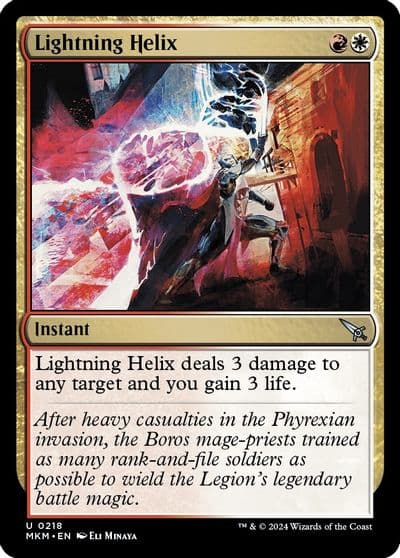 Lightning Helix Murders at Karlov Manor Magic card