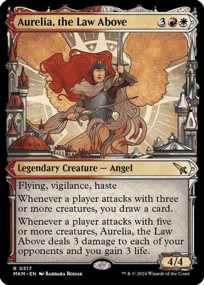 Aurelia the Law Above Showcase 0317 Murders at Karlov Manor Magic card
