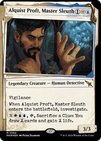 Alquist Proft Master Sleuth Showcase Invisible Ink Murders at Karlov Manor Magic card