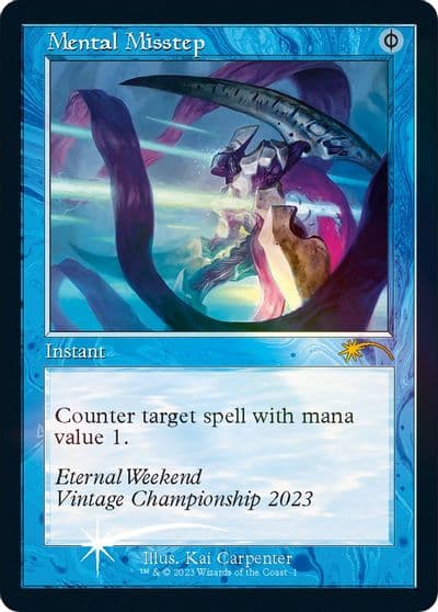 Mental Misstep Retro Frame Eternal Weekend 2023 Promo Unique and Miscellaneous Promos Magic card