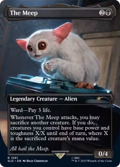 The Meep Secret Lair Drop Series Magic card