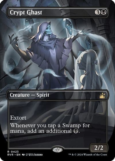 Crypt Ghast Anime Borderless Ravnica Remastered Magic card