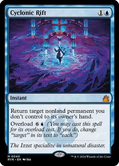 Cyclonic Rift Ravnica Remastered Magic card
