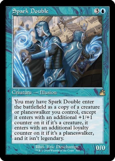 Spark Double Retro Frame Ravnica Remastered Magic card