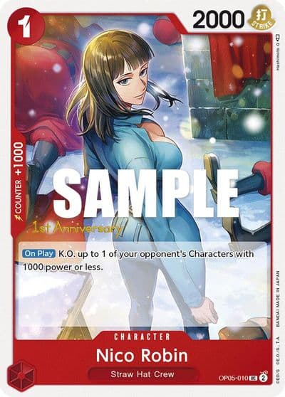 Nico Robin Awakening of the New Era: 1st Anniversary Tournament Cards One Piece card