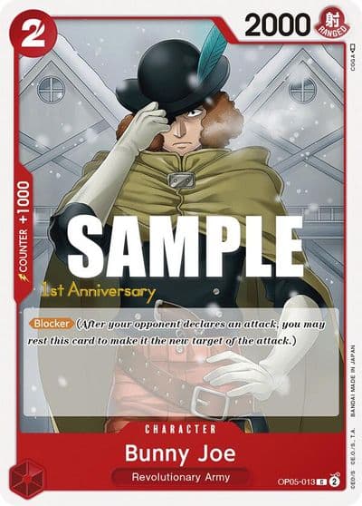 Bunny Joe Awakening of the New Era: 1st Anniversary Tournament Cards One Piece card