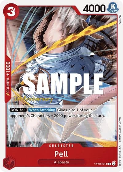 Pell Awakening of the New Era: 1st Anniversary Tournament Cards One Piece card