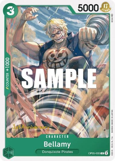 Bellamy Awakening of the New Era: 1st Anniversary Tournament Cards One Piece card