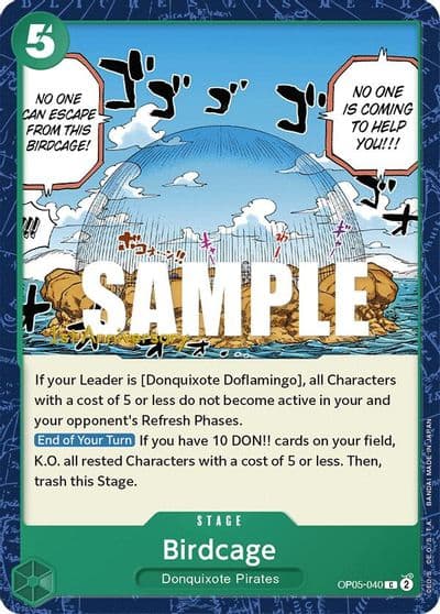 Birdcage Awakening of the New Era: 1st Anniversary Tournament Cards One Piece card