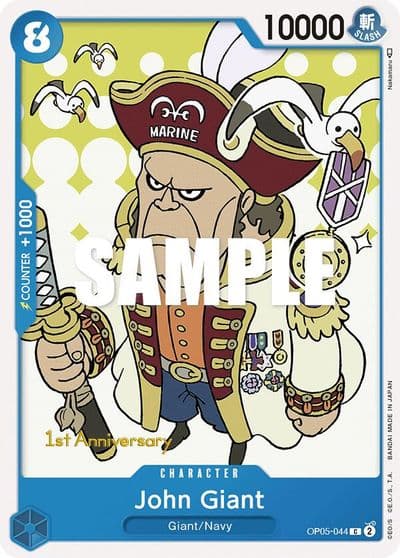 John Giant Awakening of the New Era: 1st Anniversary Tournament Cards One Piece card