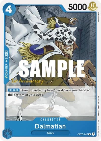 Dalmatian Awakening of the New Era: 1st Anniversary Tournament Cards One Piece card