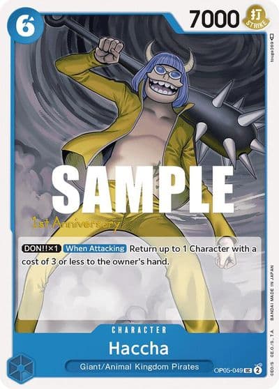 Haccha Awakening of the New Era: 1st Anniversary Tournament Cards One Piece card