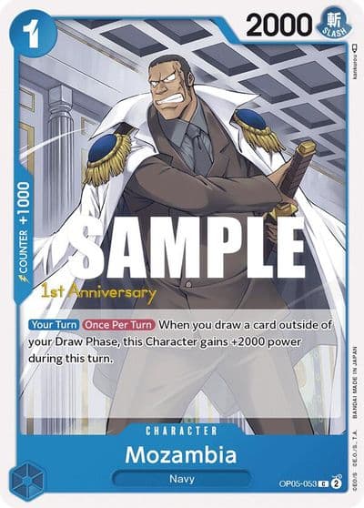 Mozambia Awakening of the New Era: 1st Anniversary Tournament Cards One Piece card