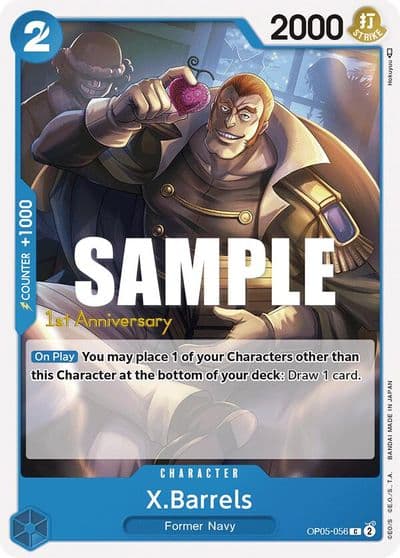 XBarrels Awakening of the New Era: 1st Anniversary Tournament Cards One Piece card