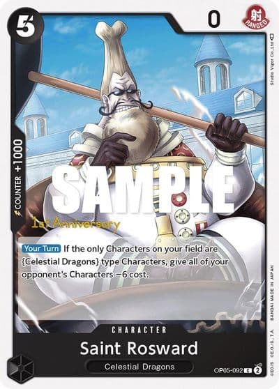 Saint Rosward Awakening of the New Era: 1st Anniversary Tournament Cards One Piece card