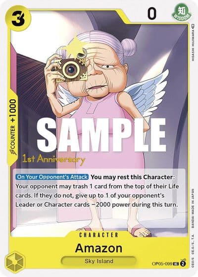 Amazon Awakening of the New Era: 1st Anniversary Tournament Cards One Piece card