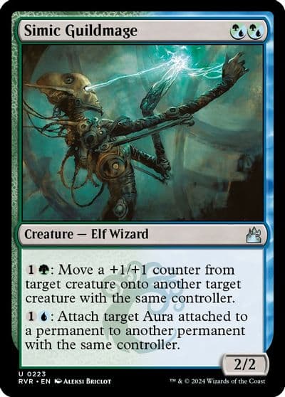 Simic Guildmage Ravnica Remastered Magic card