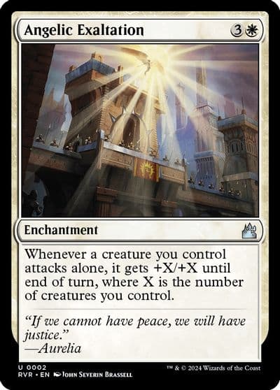 Angelic Exaltation Ravnica Remastered Magic card
