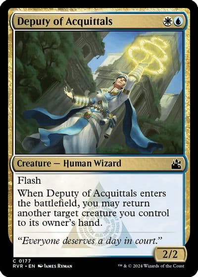 Deputy of Acquittals Ravnica Remastered Magic card