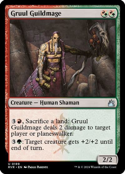 Gruul Guildmage Ravnica Remastered Magic card