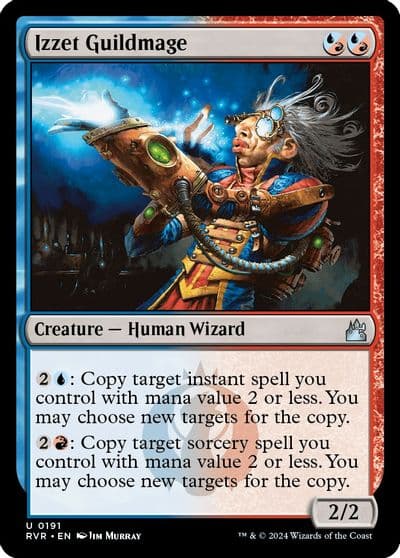 Izzet Guildmage Ravnica Remastered Magic card