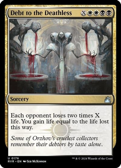 Debt to the Deathless Ravnica Remastered Magic card
