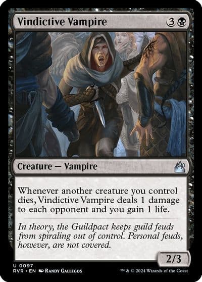 Vindictive Vampire Ravnica Remastered Magic card