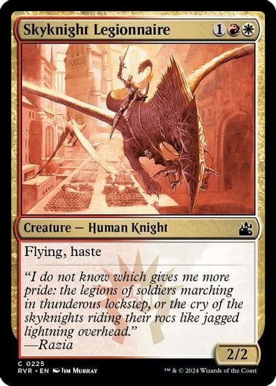 Skyknight Legionnaire Ravnica Remastered Magic card