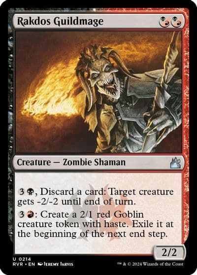 Rakdos Guildmage Ravnica Remastered Magic card