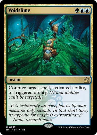 Voidslime Ravnica Remastered Magic card