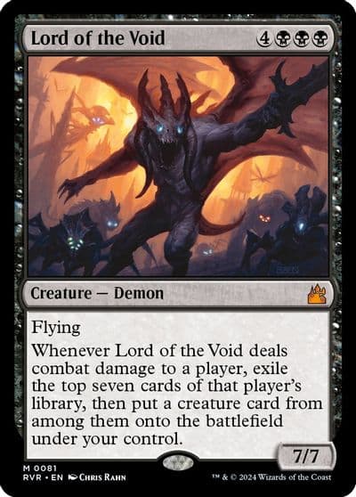 Lord of the Void Ravnica Remastered Magic card