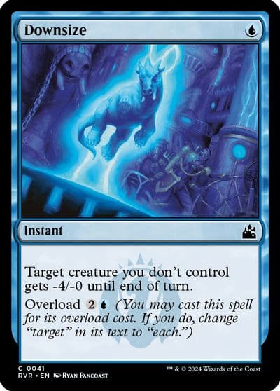 Downsize Ravnica Remastered Magic card