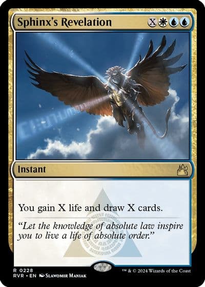 Sphinxs Revelation Ravnica Remastered Magic card