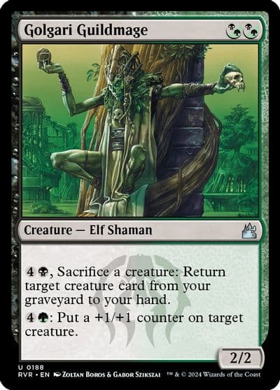 Golgari Guildmage Ravnica Remastered Magic card