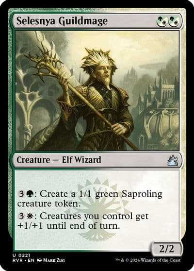Selesnya Guildmage Ravnica Remastered Magic card