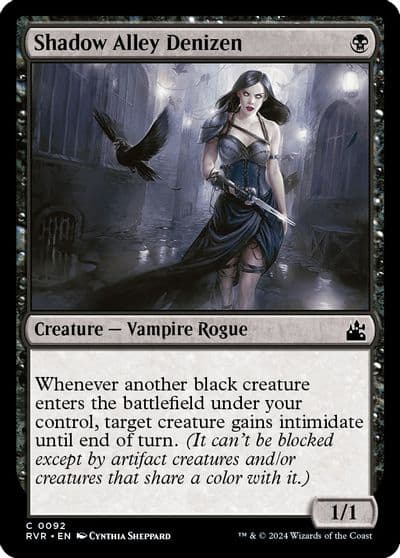 Shadow Alley Denizen Ravnica Remastered Magic card