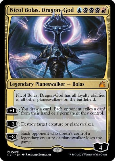 Nicol Bolas Dragon God Ravnica Remastered Magic card