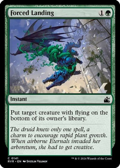 Forced Landing Ravnica Remastered Magic card