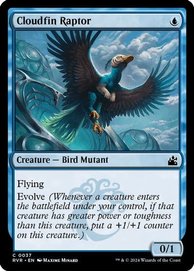 Cloudfin Raptor Ravnica Remastered Magic card